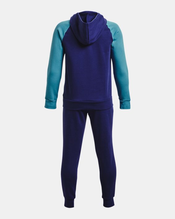 Boys' UA Rival Fleece Suit, Blue, pdpMainDesktop image number 1